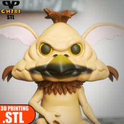 Salacious B Chibi STL for 3D Printing ChibiSTL 3DXM 3d model