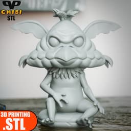 Salacious B Chibi STL for 3D Printing ChibiSTL 3DXM 3d model