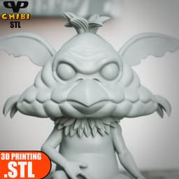 Salacious B Chibi STL for 3D Printing ChibiSTL 3DXM 3d model