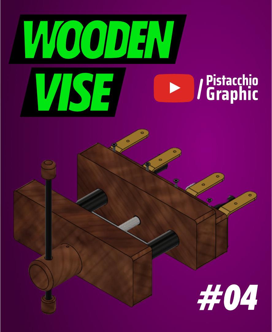 #4 Wooden Vise | Pistacchio Graphic 3d model
