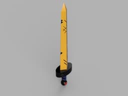 Finn's sword from adventure time 3d model