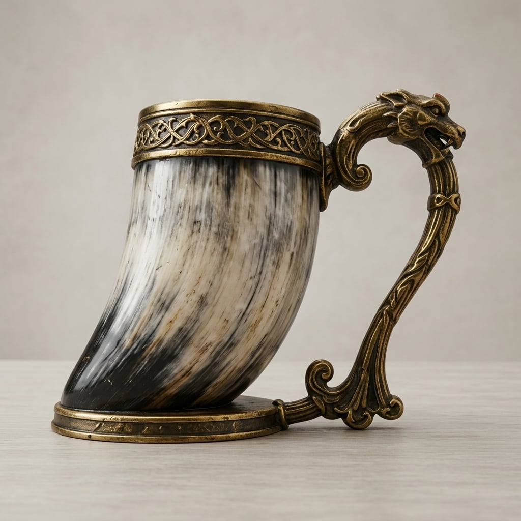 DRAGON HORN MUG STL 3d model