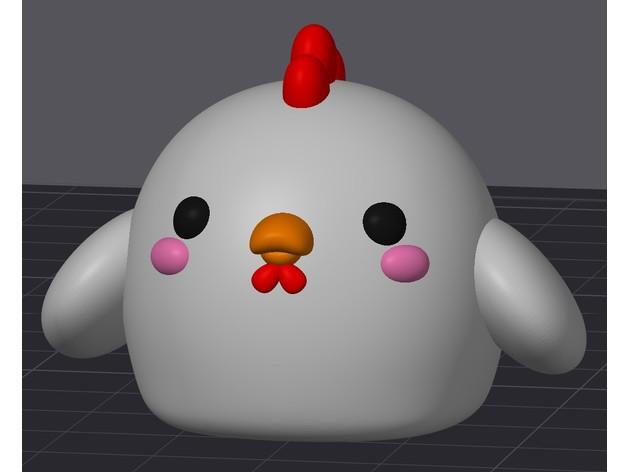 Chicken Multi Color 3d model