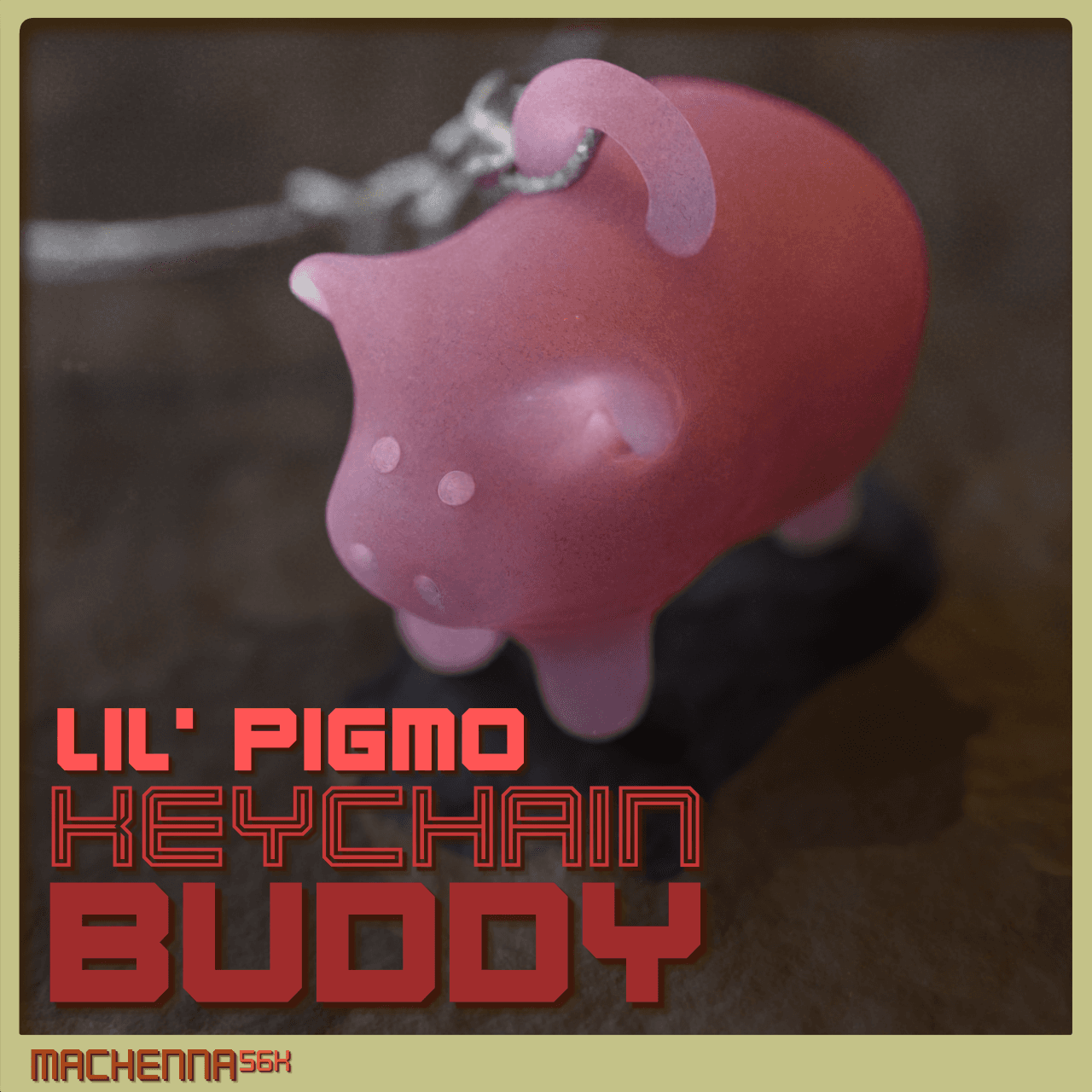 Lil' Pigmo Keychain Buddy 3d model