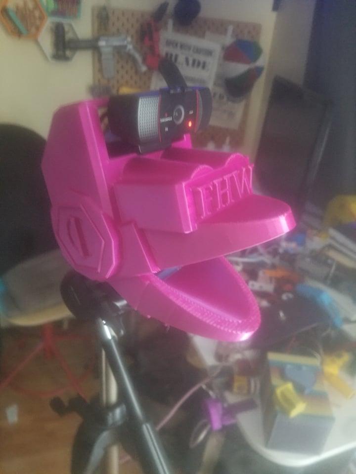 FHW: Robot webcam mount (ender 3) 3d model