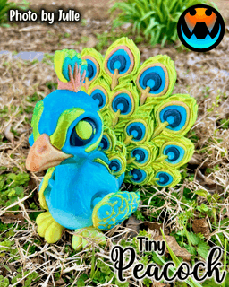 Tiny Peacock 3d model