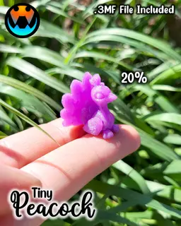 Tiny Peacock 3d model