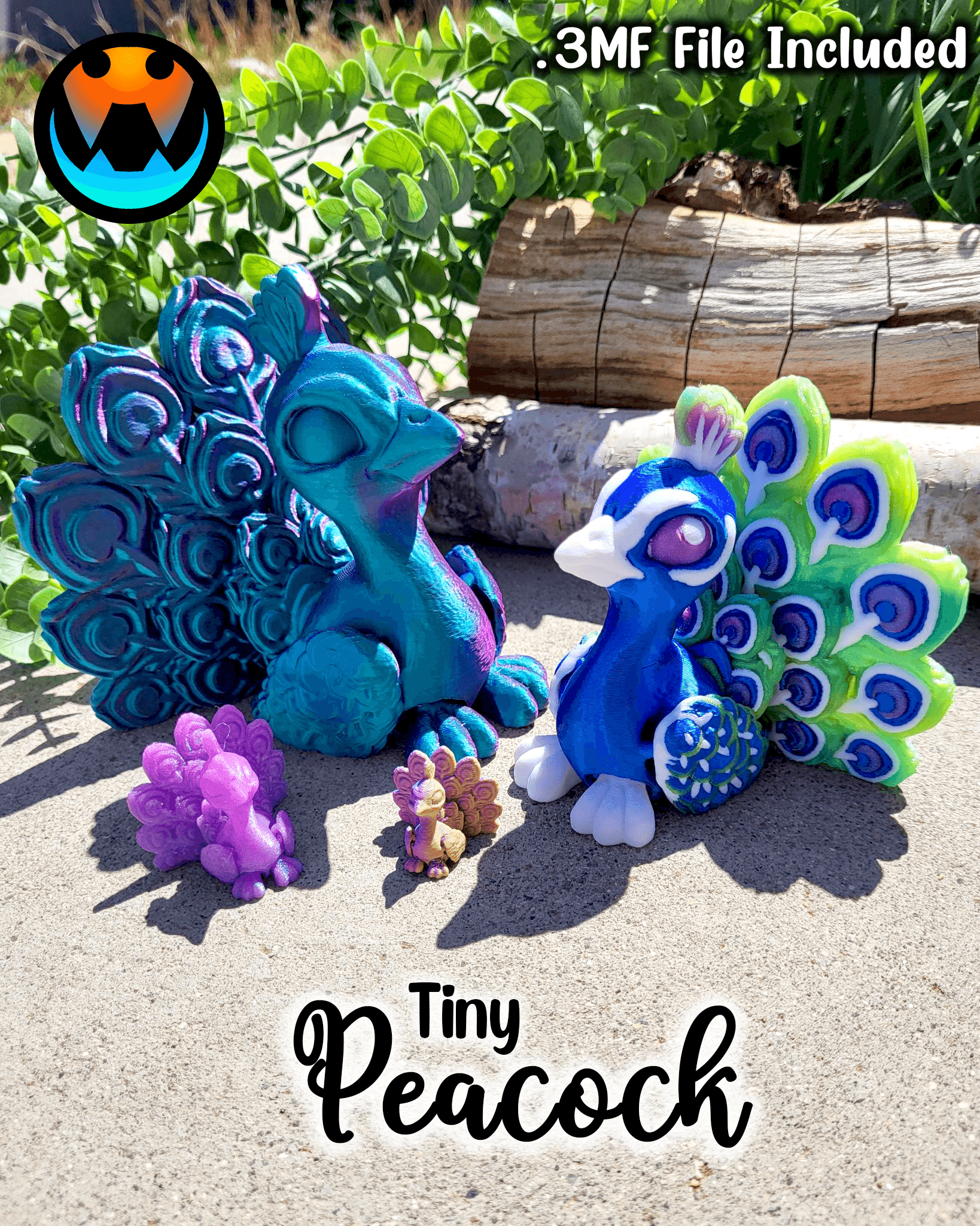 Tiny Peacock 3d model