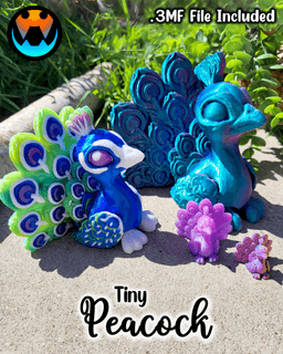 Tiny Peacock 3d model