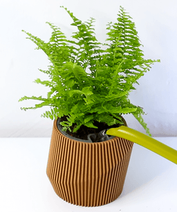SELF WATERING PLANTER READY TO BE PRINTED IN WOOD PLA - WAVE 3d model