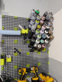 Multiboard Angled Spray Can Holder 3d model