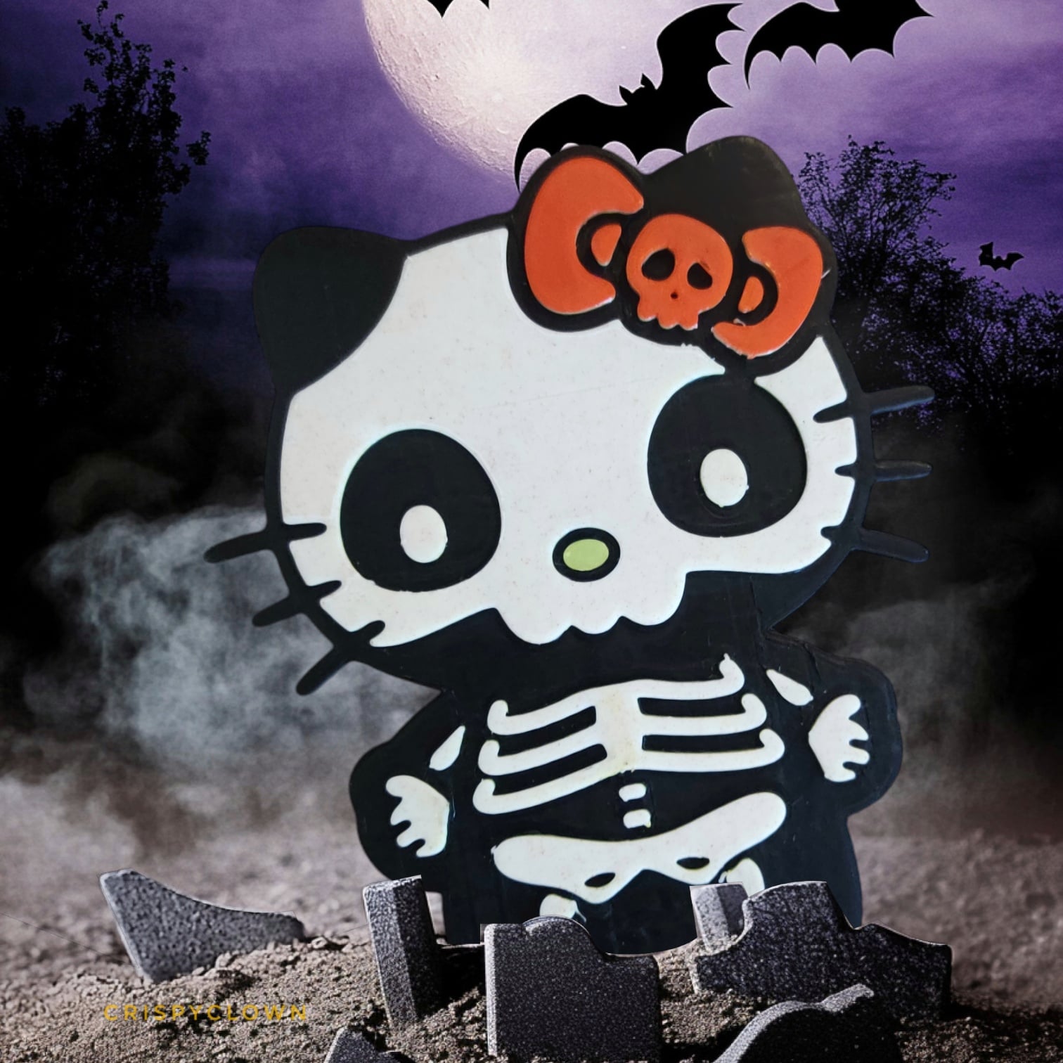Hello Skullie Wall Art 3d model