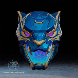 Black Panther Rivals Galactic Claw Helmet 3D Printer File STL 3d model