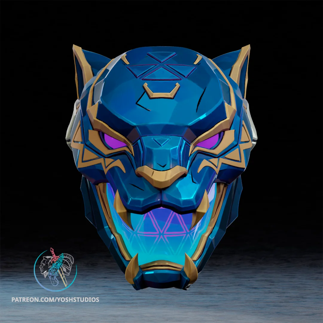 Black Panther Rivals Galactic Claw Helmet 3D Printer File STL 3d model