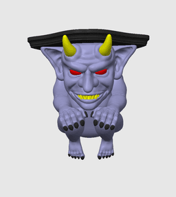 Gargoyle Shelf / 3MF Included / No Supports 3d model