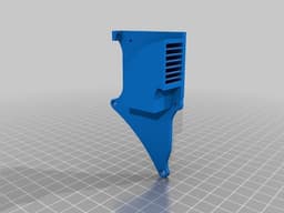 Creality Ender 3 4010/4020/5015 Fan Mount and Duct 3d model