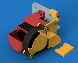 Creality Ender 3 4010/4020/5015 Fan Mount and Duct 3d model