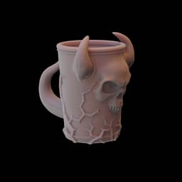 Skull Mug 3d model