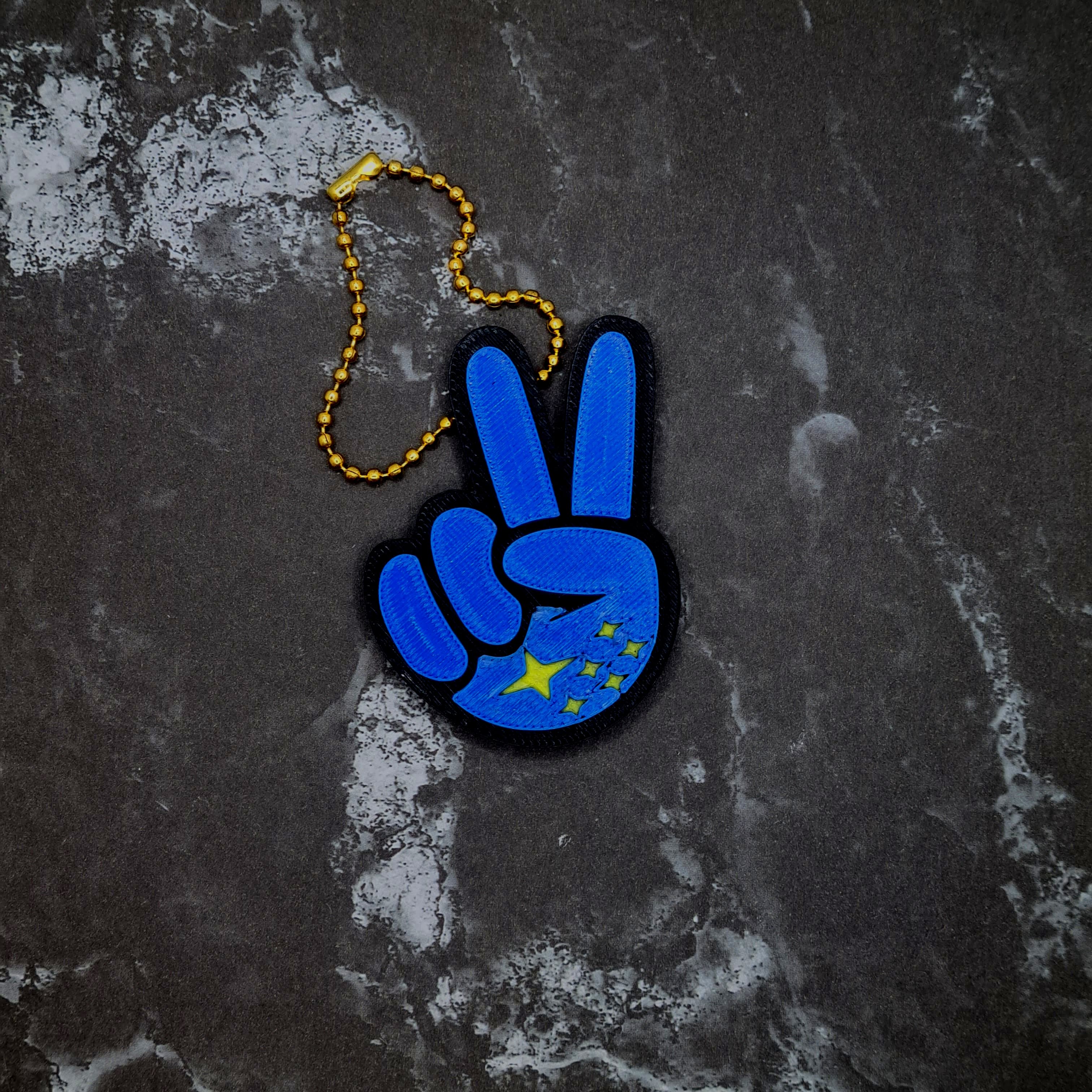 Subie Wave Keychain 3d model