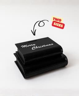 PRINT IN PLACE CHRISTMAS BOOKS / GIFT BOX IDEA / UNIQUE WRAPPING / CHRISTMAS DECOR 3d model