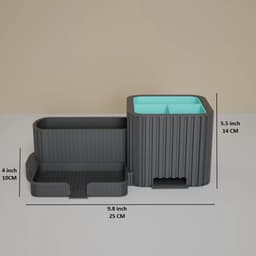 3D Printed Bathroom & Kitchen Countertop Organizer – Multi‑Compartment Storage Tray 3d model
