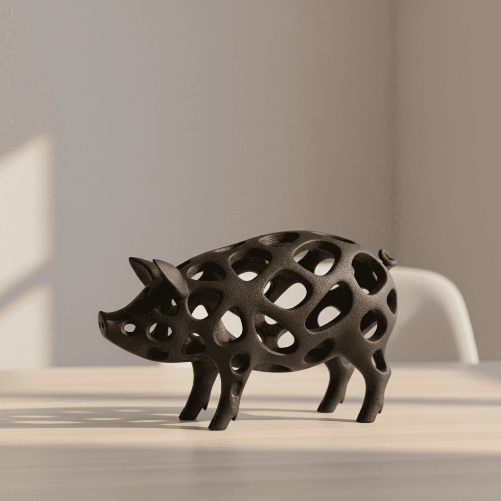 Organic Geometry Sculpture STL 3d model