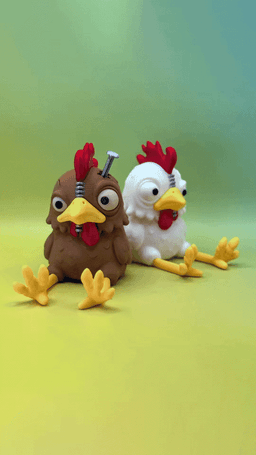 The Chicken Smartphone/Tablet Stand - Animal Farm of Horrors 3d model