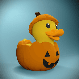 Pumpkin - Rubber Duck 3d model