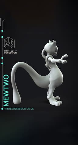 Mewtwo - Pokemon - Fan Art 3d model