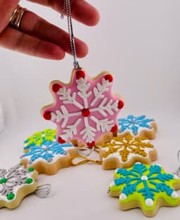Holiday Sugar Cookie Ornament Set 3d model