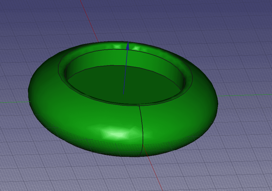 Oblong tea light holder 3d model