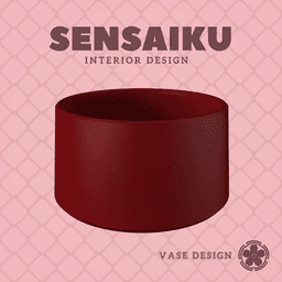 129. Cylinder - V91 Custom Vase Design - Ikebana Home Decoration 3d model