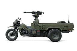Military Tactical Trike Bike 3D Model 3d model