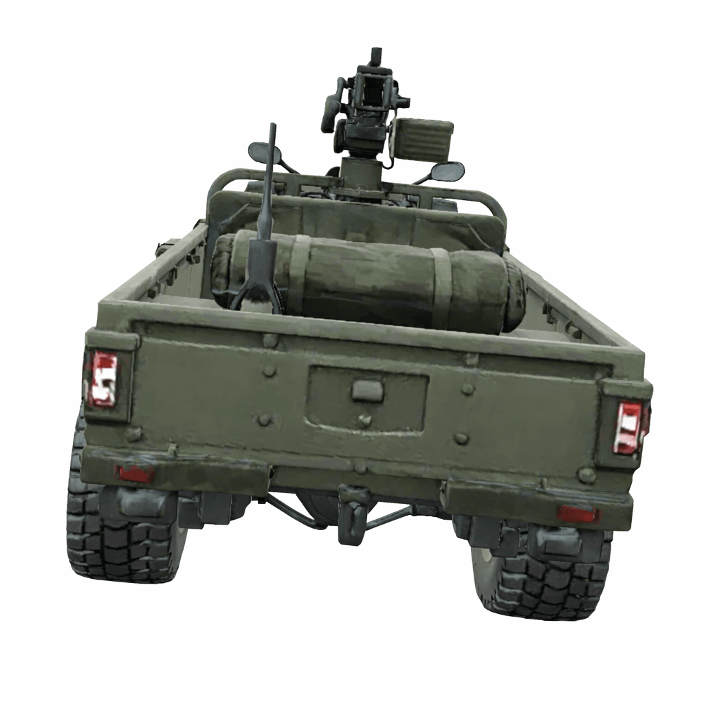 Military Tactical Trike Bike 3D Model 3d model