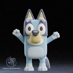 Life Size Bluey & Bingo Bundle 3D Printer STL File 3d model