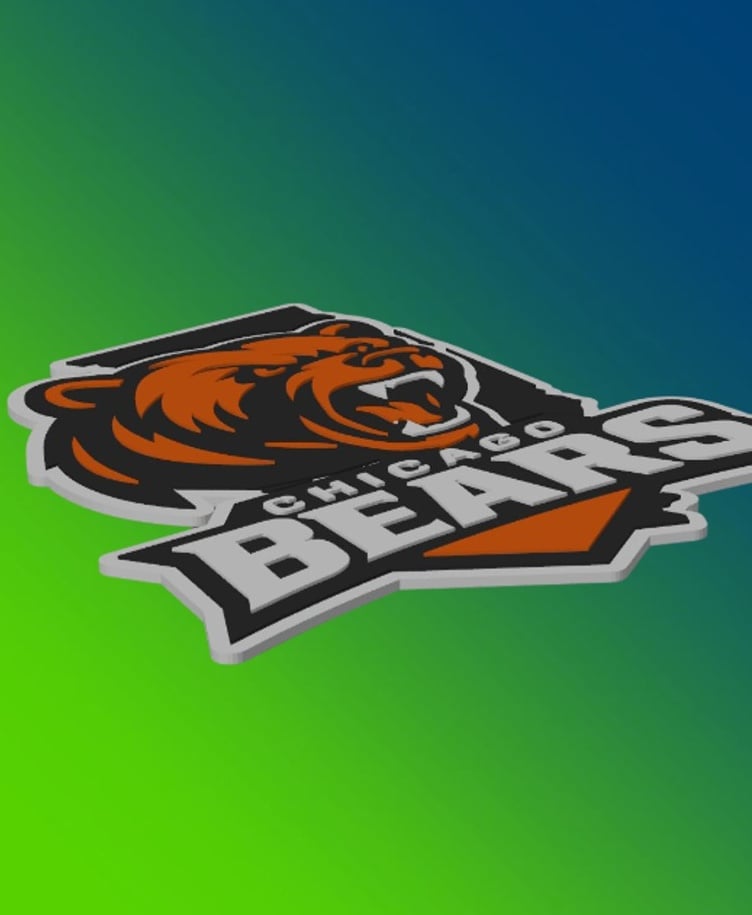 Chicago Bears Custom Series 1: Part 19/32 3d model