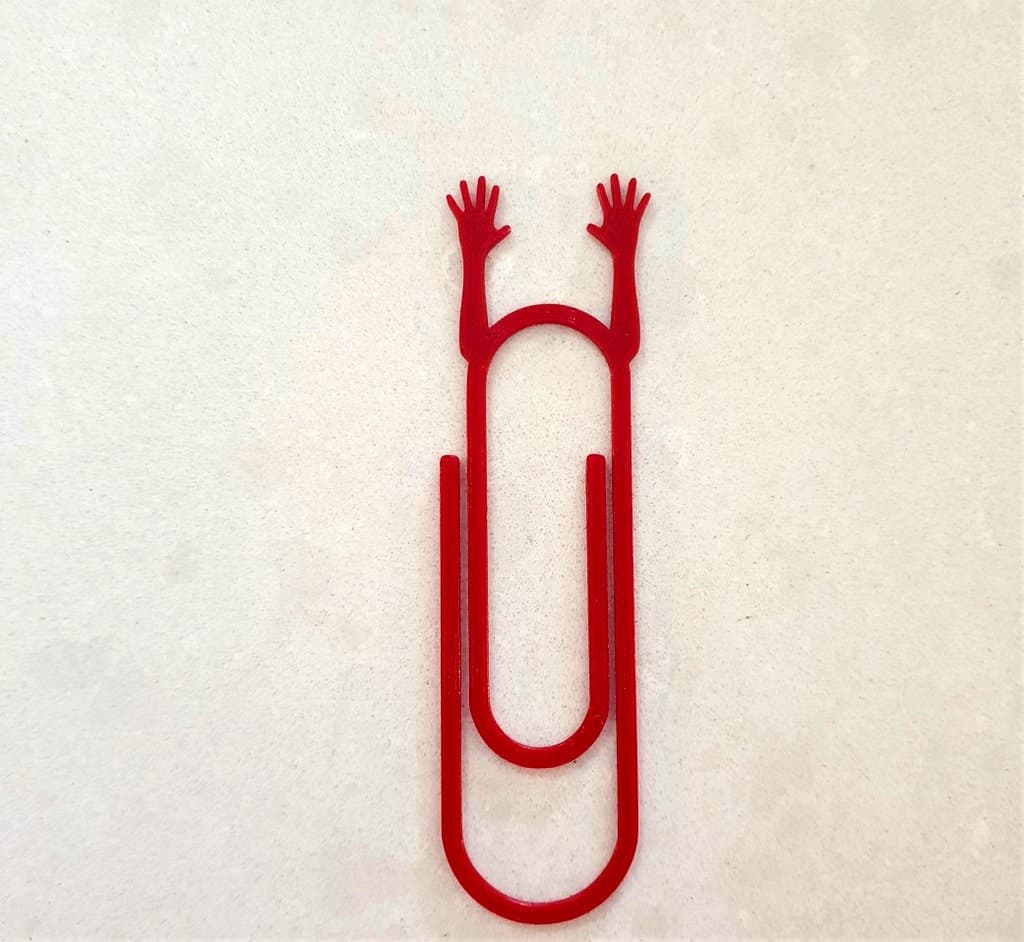 Squished bookmark 3d model