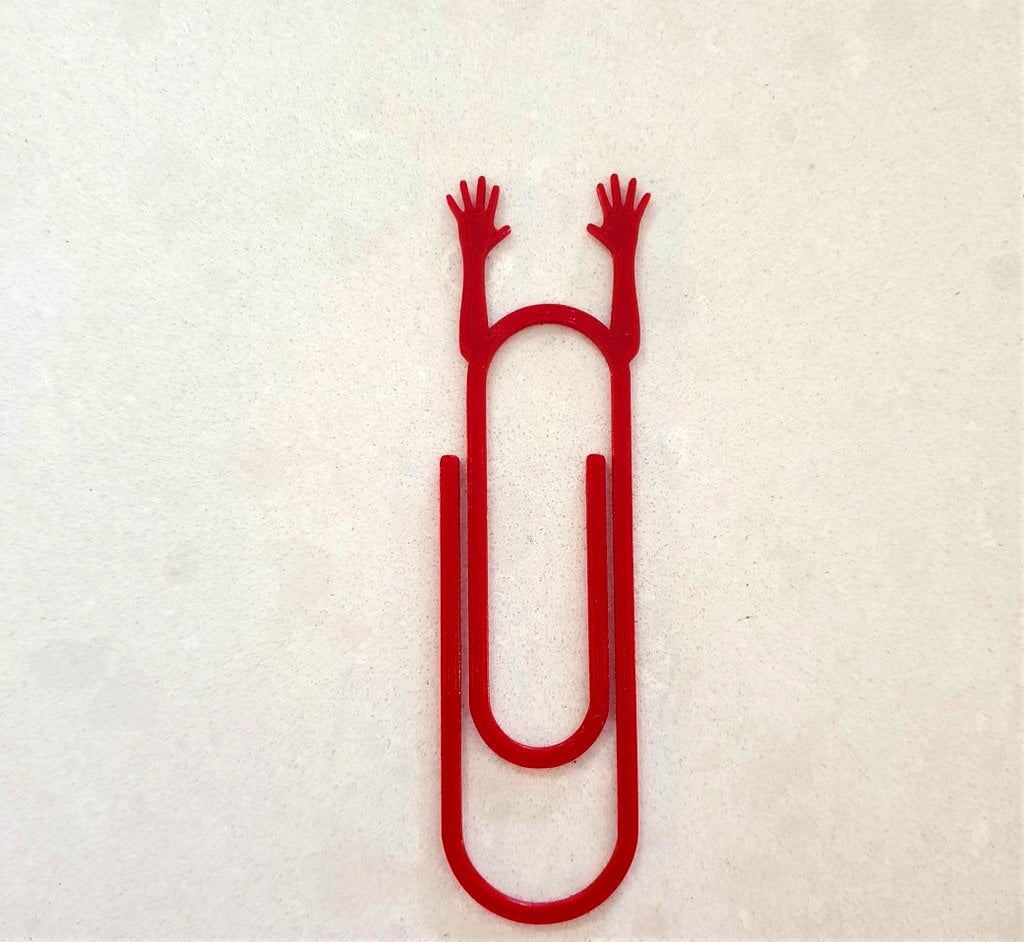 Squished bookmark 3d model