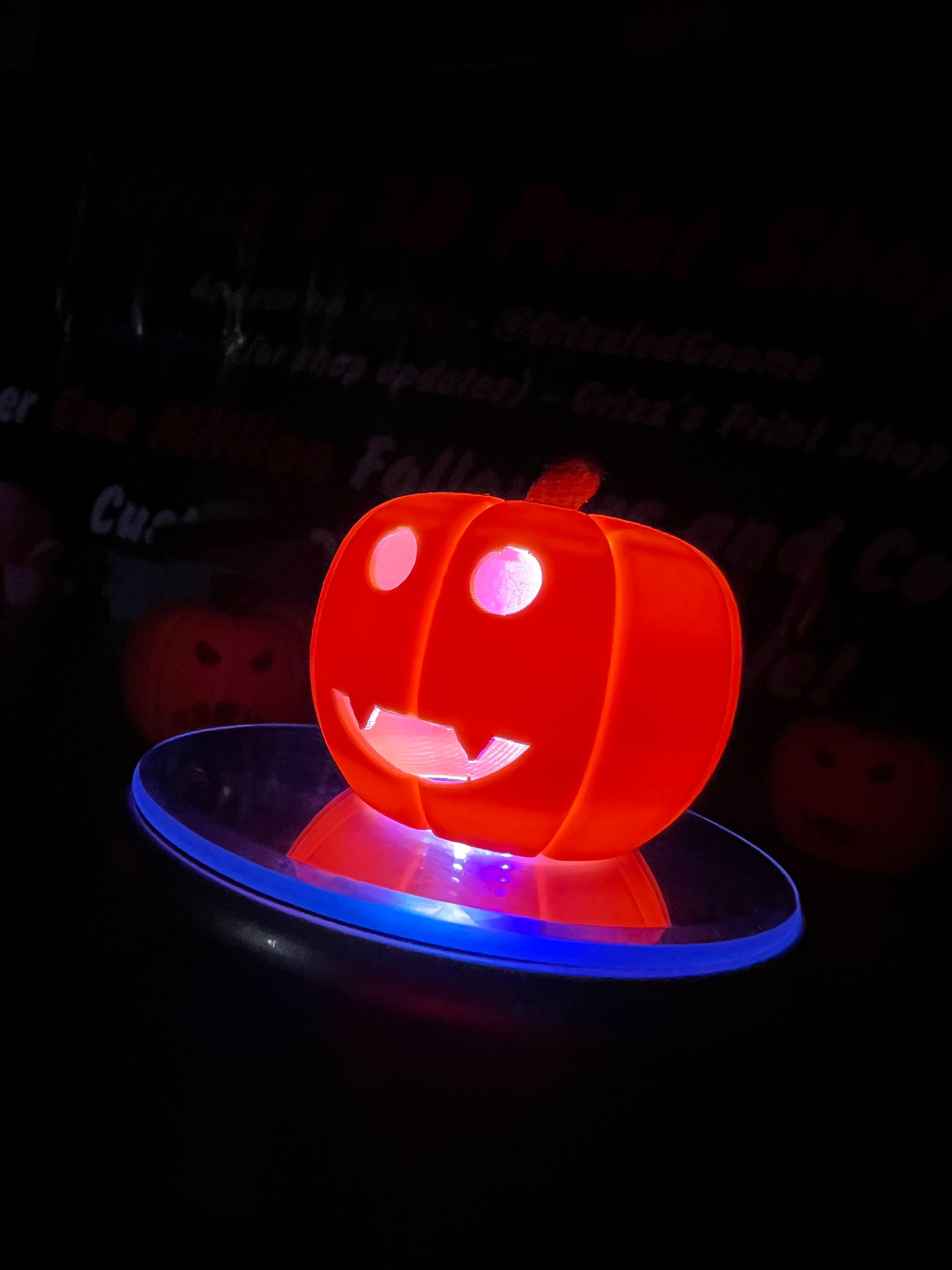 Tea light Jack o lanterns - Vampire 3d model