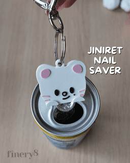 Stray Kids Jiniret Nail Saver Keychain 3d model