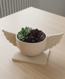 Flying Wings Planter 3d model
