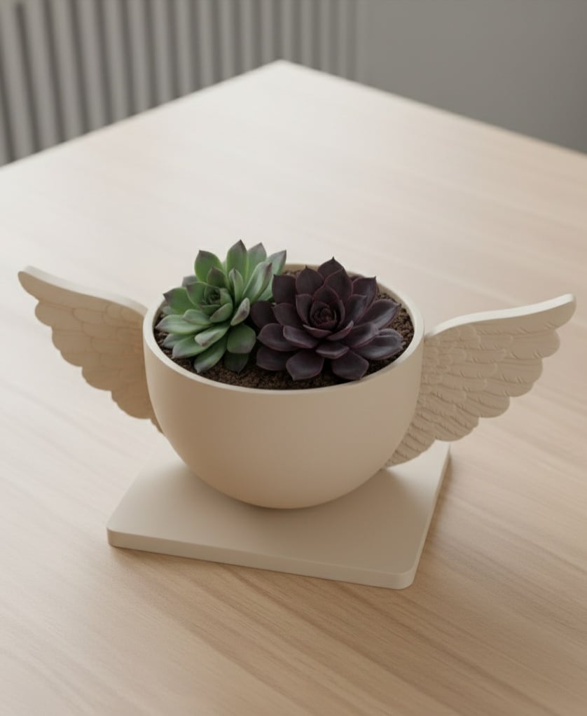 Flying Wings Planter 3d model