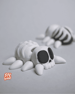 Halloween spider skull edition - articulated legs 3d model
