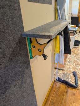 10 and 8" Cat shaped shelf brackets 3d model