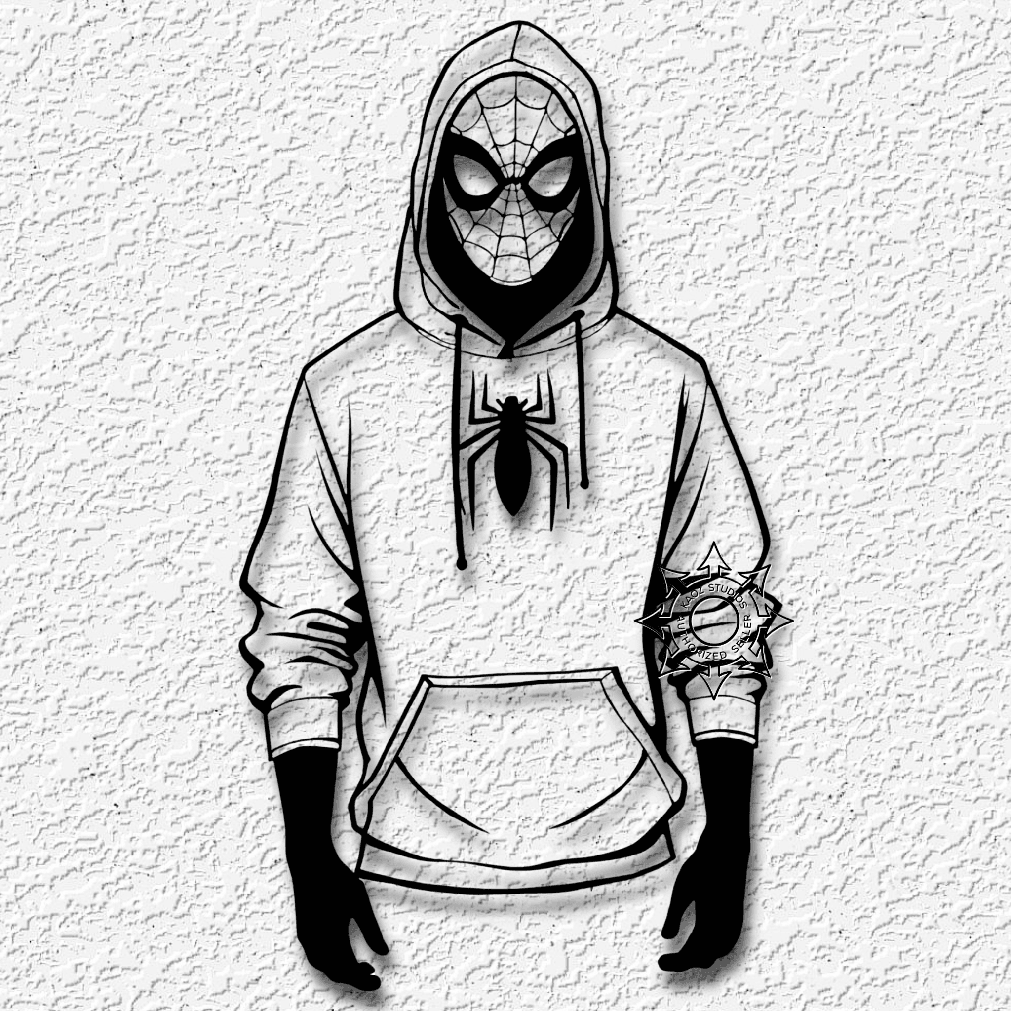 spiderman disguise wall art spidey superhero 3d model