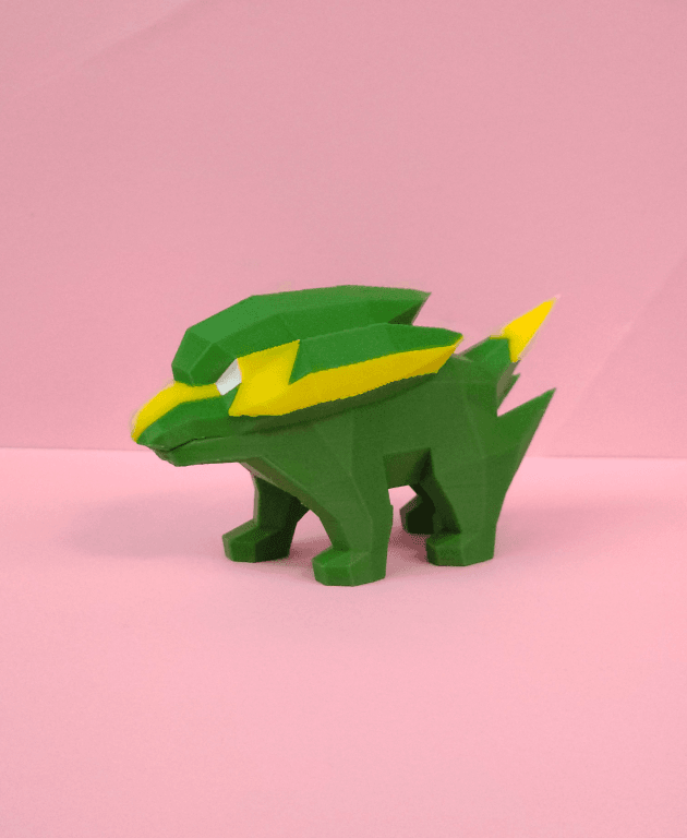 Electrike Low Poly Pokemon 3d model