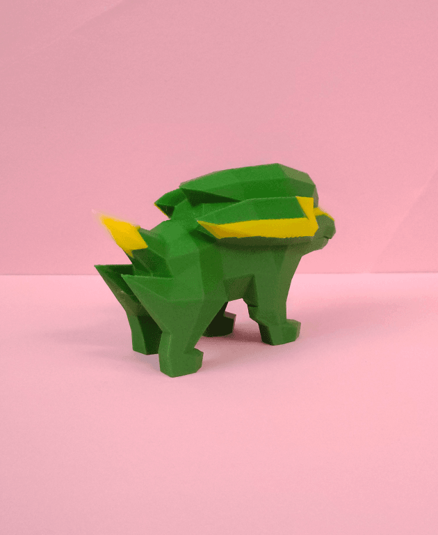 Electrike Low Poly Pokemon 3d model