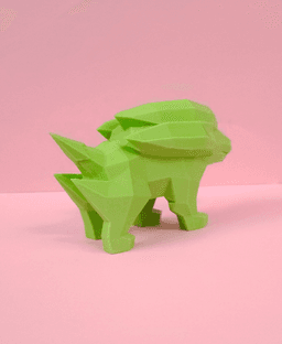 Electrike Low Poly Pokemon 3d model