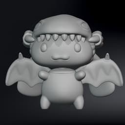 CinnamoRoll Blue Eyes White Dragon With Claws Yugioh | Yu-Gi-OH X Hello Kitty | Sanrio Collection 3d model