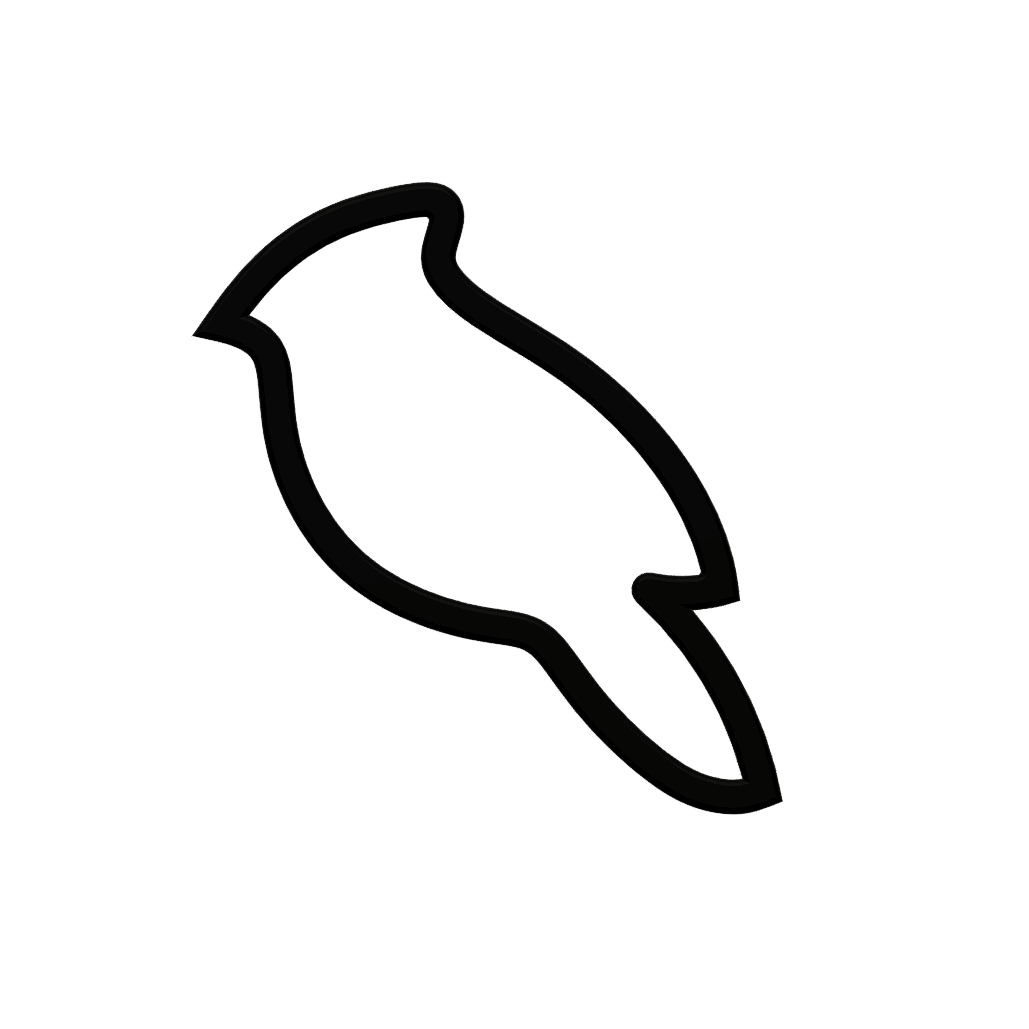 Cardinal Cookie Cutter STL File - 4 inches 3d model